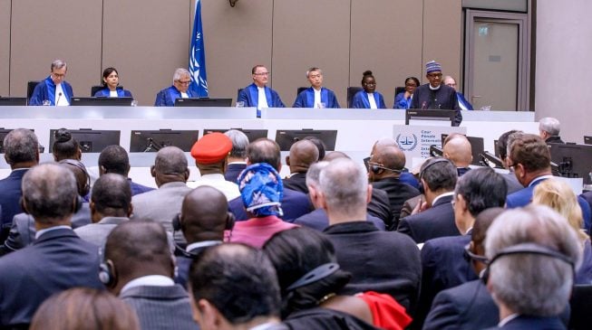 PMB at ICC: Proud to be Nigerian