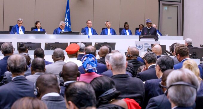 PMB at ICC: Proud to be Nigerian