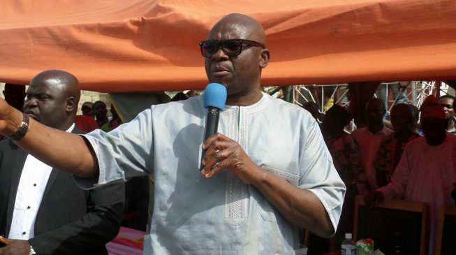 Fayose presents N10bn request to Ekiti assembly — one month to handover