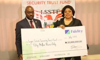 Fidelity Bank donates N50m to Lagos State Security Trust Fund