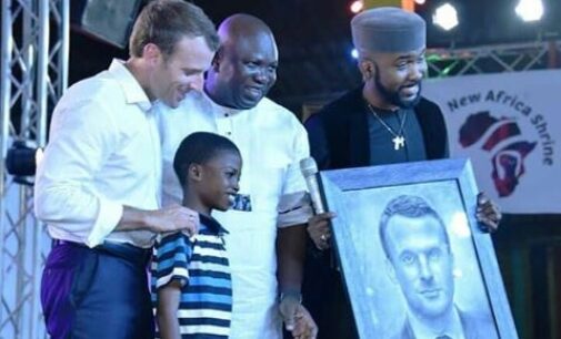 Macron hails Nigerian artist, 11, who painted his portrait in two hours
