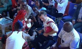 How Macron humanised France during his visit to Nigeria