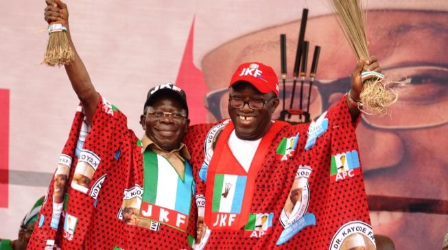 ‘You are a poor student of struggle’ — Oshiomhole blasts Fayose