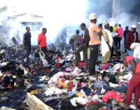 270 shops destroyed as fire guts Terminus market in Jos