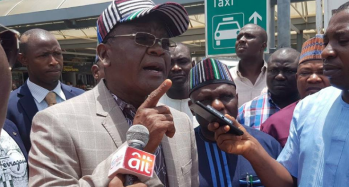 Ortom’s convoy involved in auto accident, lawmakers injured
