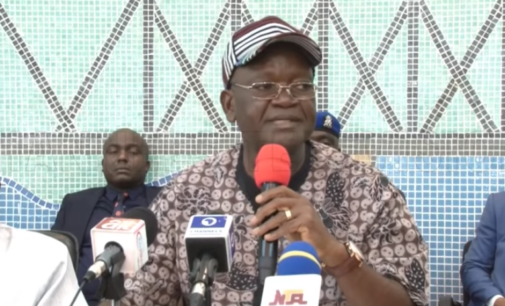 VIDEO: The moment Ortom resigned from APC