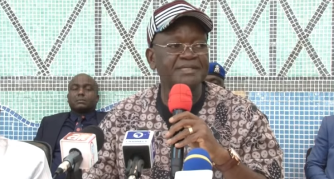 VIDEO: The moment Ortom resigned from APC