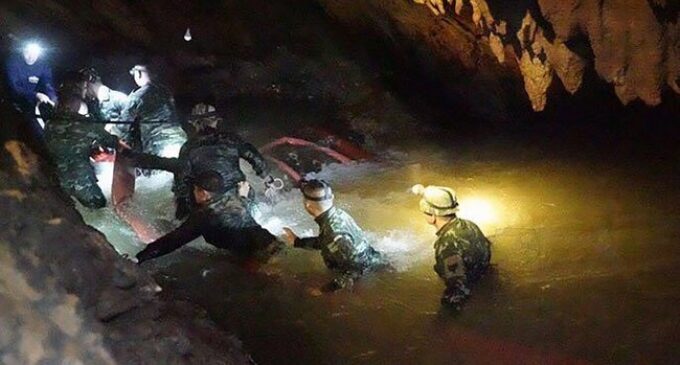 Four boys rescued from Thailand cave — after two weeks