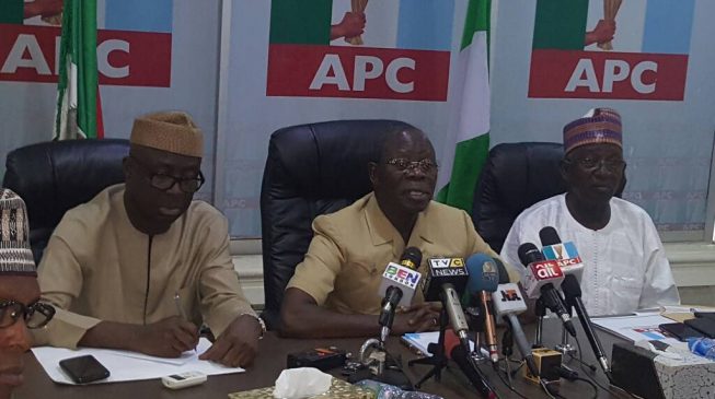 Oshiomhole: Fayose hunted by forces he used to capture power