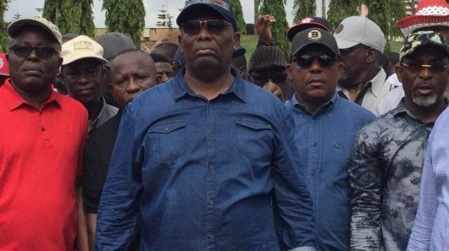 Secondus leads protesters to n’assembly over ‘assault’ on Fayose