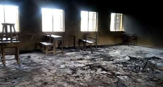 Melaye kicks as ‘hoodlums’ burn classrooms he donated to school