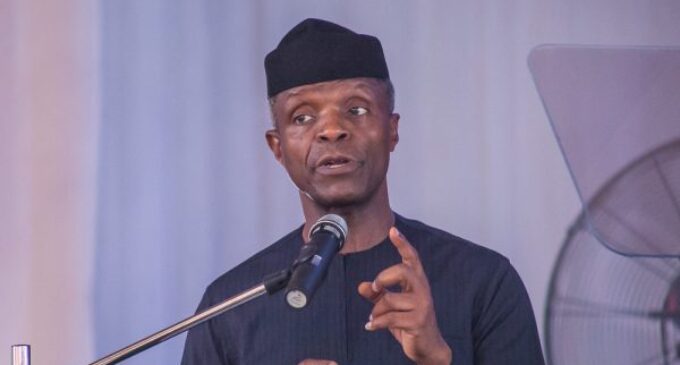 Government cannot fund all public infrastructure, says Osinbajo