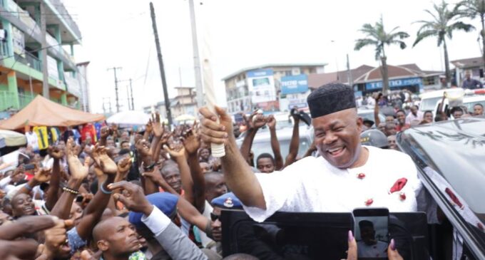 Akwa Ibom governor fires commissioners who received Akpabio at Uyo airport