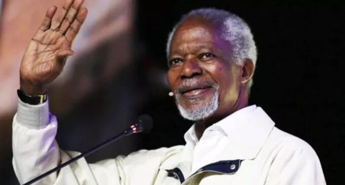Kofi Annan’s humility and love for humanity set him apart, says Buhari