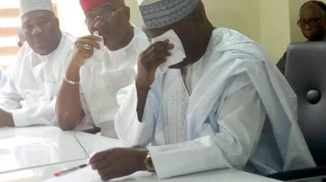 Atiku weeps as he collects PDP presidential nomination form