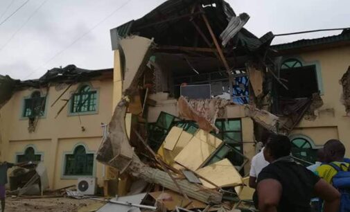 PHOTOS: Oyo demolishes Yinka Ayefele’s Music House