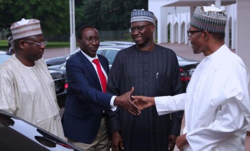 PHOTOS: Buhari heads to Daura for Sallah