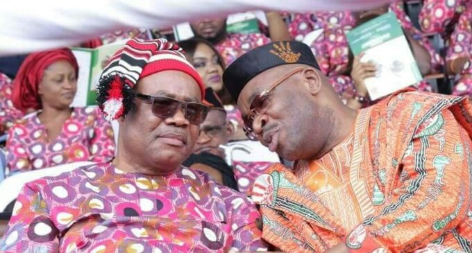How Akpabio predicted another term for Udom Emmanuel
