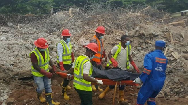 Decomposing bodies found at site of collapsed building in Abuja