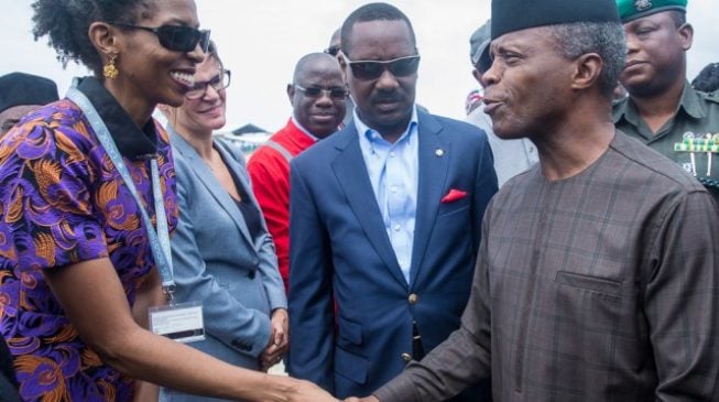 VIDEO: Osibanjo tours LADOL free zone in Lagos