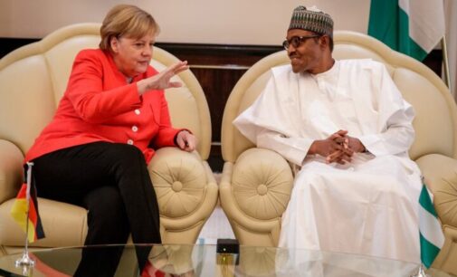 Buhari speaks with Merkel, praises her open-door refugee policy