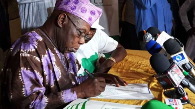 Anti-Buhari coalition suffers setback as Obasanjo-backed party splits