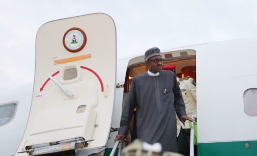Buhari returns to Abuja after economic summits in Jordan, Dubai