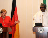 Buhari receives Merkel at Aso Rock