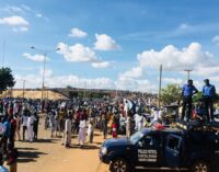 PHOTOS: Massive crowd as Wamakko tests APC’s popularity in Sokoto