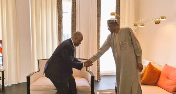 Akpabio meets Buhari in London — to seal APC ‘transfer’?