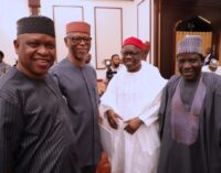 Uduaghan attends APC caucus meeting at Aso Rock