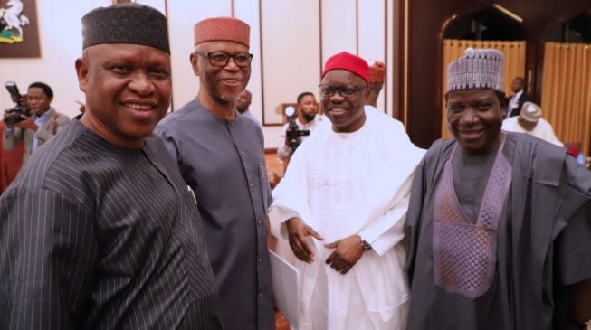Uduaghan attends APC caucus meeting at Aso Rock