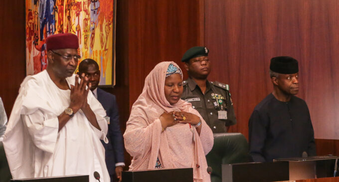 Only 14 ministers in attendance as Osinbajo presides over FEC meeting