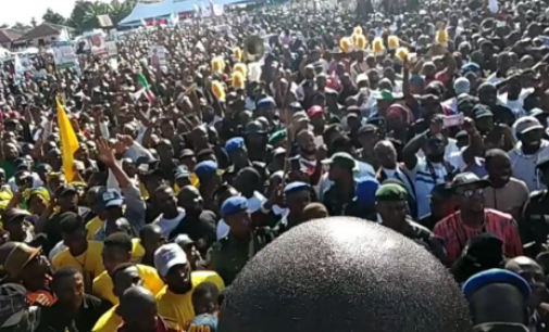 VIDEO: Thousands attend pro-Buhari rally in  Akwa Ibom