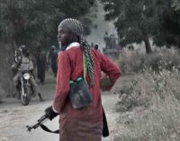 Boko Haram burning houses in Chibok