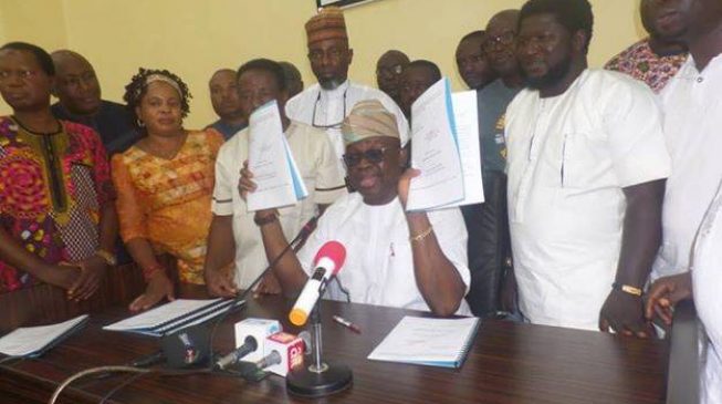 Fayemi free to turn Ekiti upside down, says Fayose as he signs N10bn supplementary budget