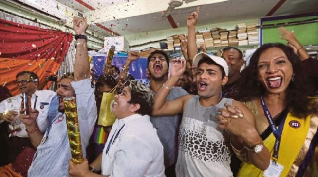Jubilation as India lifts 157-year-old ban on gay sex