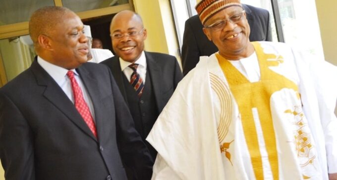 Orji Kalu ‘begs’ Babangida to support Buhari’s re-election bid
