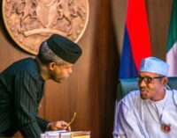 EXCLUSIVE: Buhari directs Osinbajo to seek approvals for agencies under him