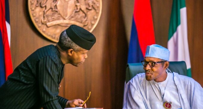 EXCLUSIVE: Buhari directs Osinbajo to seek approvals for agencies under him