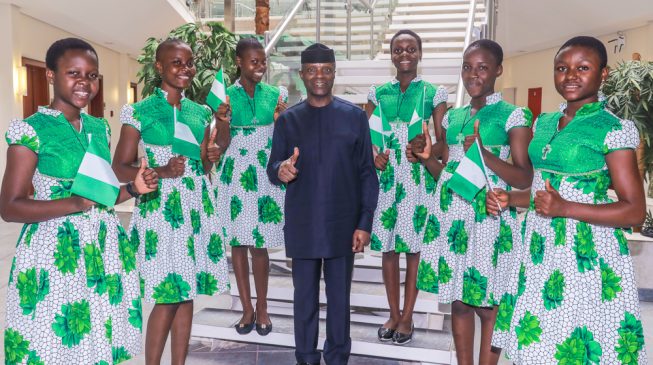 ‘We’ll be part of your success story’ — Osinbajo hosts Nigerian winners of Silicon Valley contest