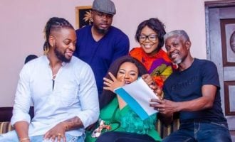 TCL behind-the-scenes: Teddy A, Regina Chukwu, Nkechi Sunday on set of ‘Unsane’