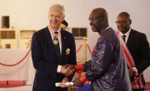 Liberian honour for the most honourable man on planet earth