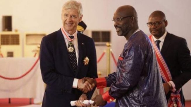 Liberian honour for the most honourable man on planet earth