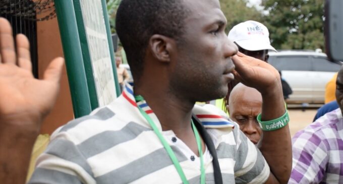 TRENDING VIDEO: ‘INEC official’ accused of destroying result sheet during Osun poll