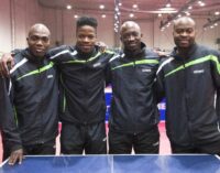 Nigeria qualify for 2019 ITTF Team World Cup