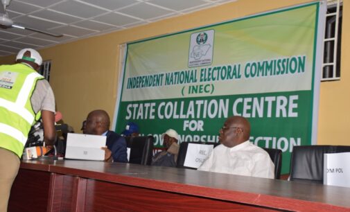 Announcement of Osun governorship result