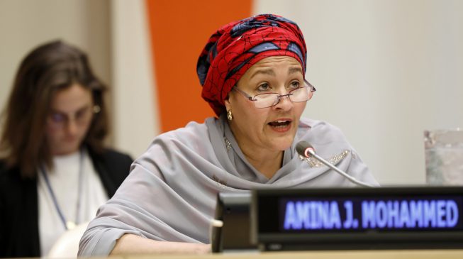 Amina Mohammed: Educating boys about menstruation is critical to achieving SDGs