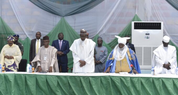 Buhari visits Kaduna, meets with traditional, religious leaders over violence