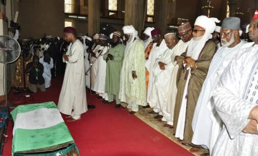 PHOTOS: Kutigi laid to rest in Abuja